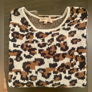 Philosophy animal print sweater
